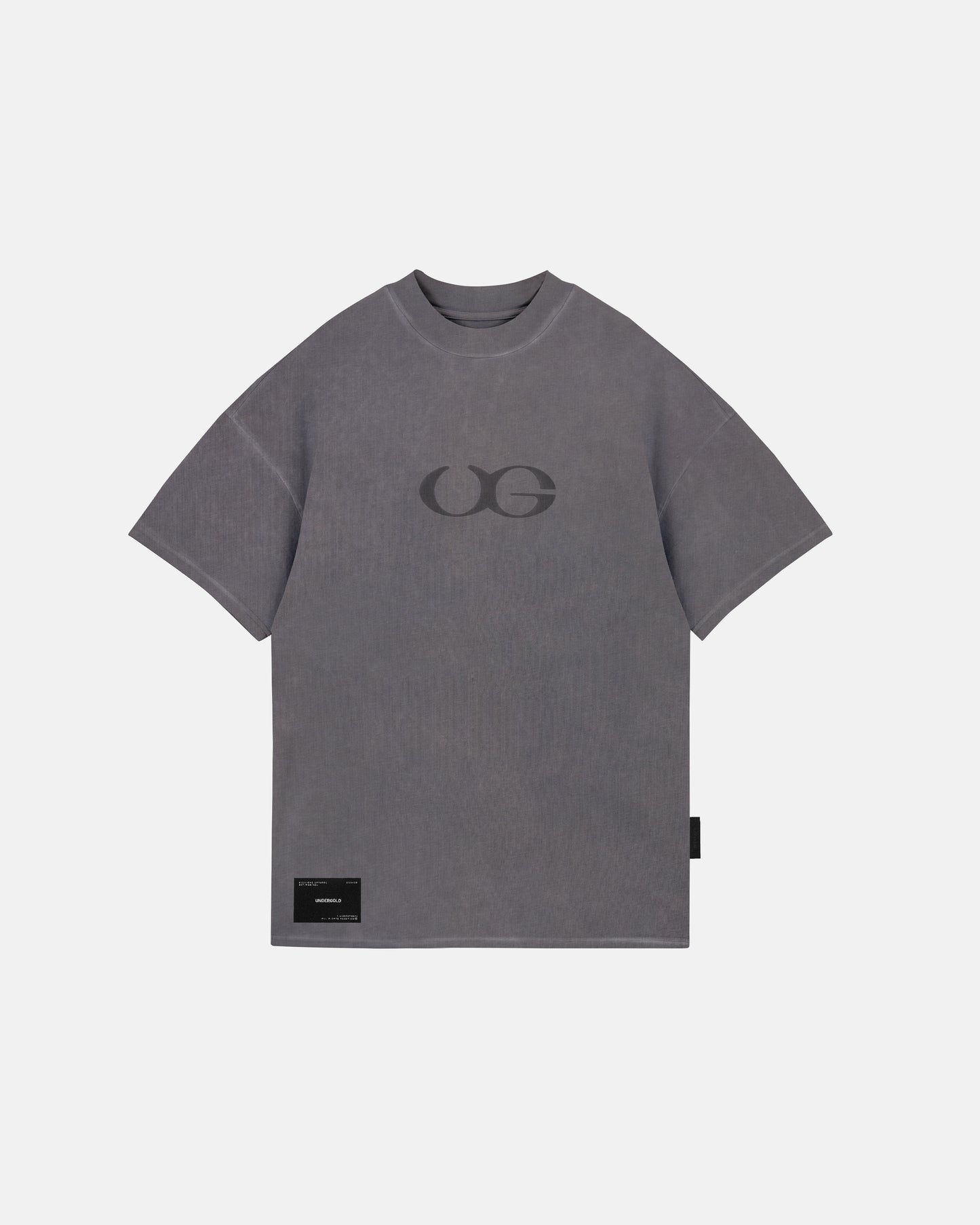 T-SHIRT UNDERGOLD NOVA MONOGRAM VINTAGE DARK GRAY