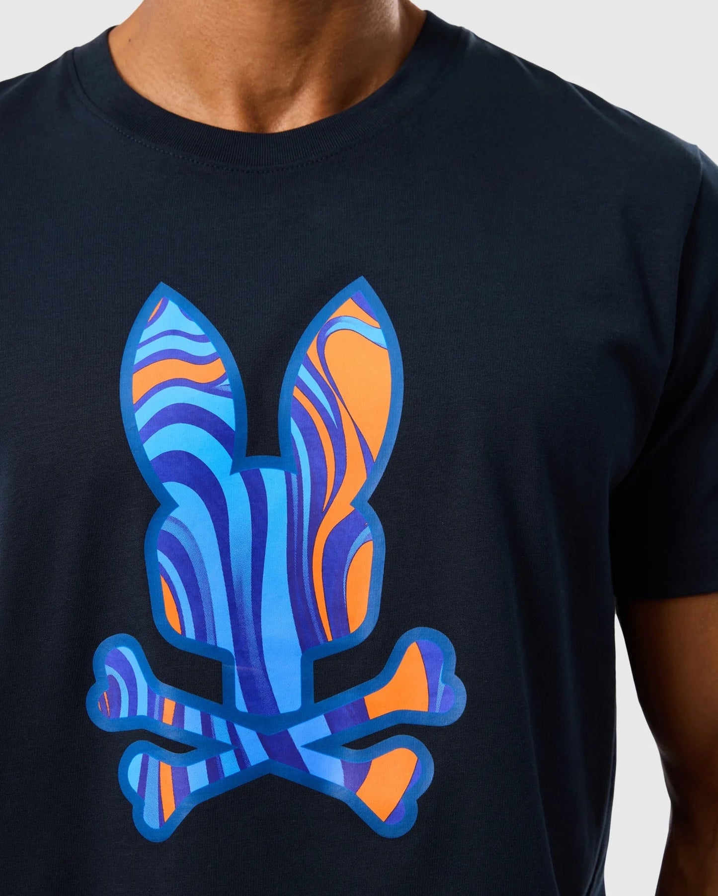 T-SHIRT PSYCHO BUNNY NEVADA NAVY
