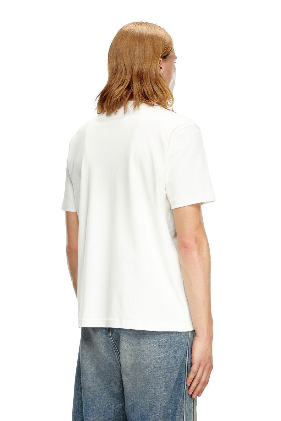 T-SHIRT DIESEL T-ADJUST- D OVAL PJ WHITE
