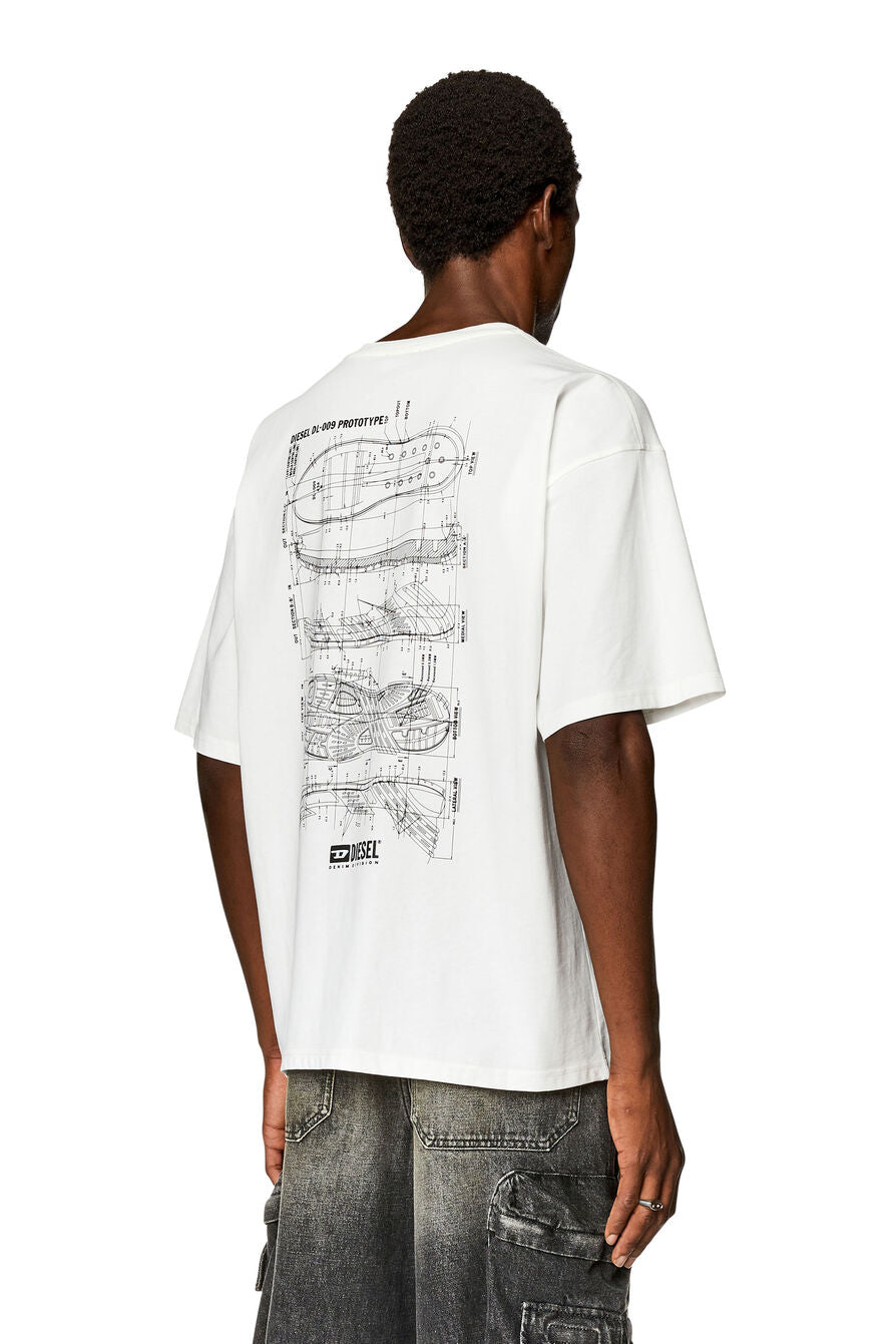 T-SHIRT DIÉSEL T-BOXT-N2 WHITE