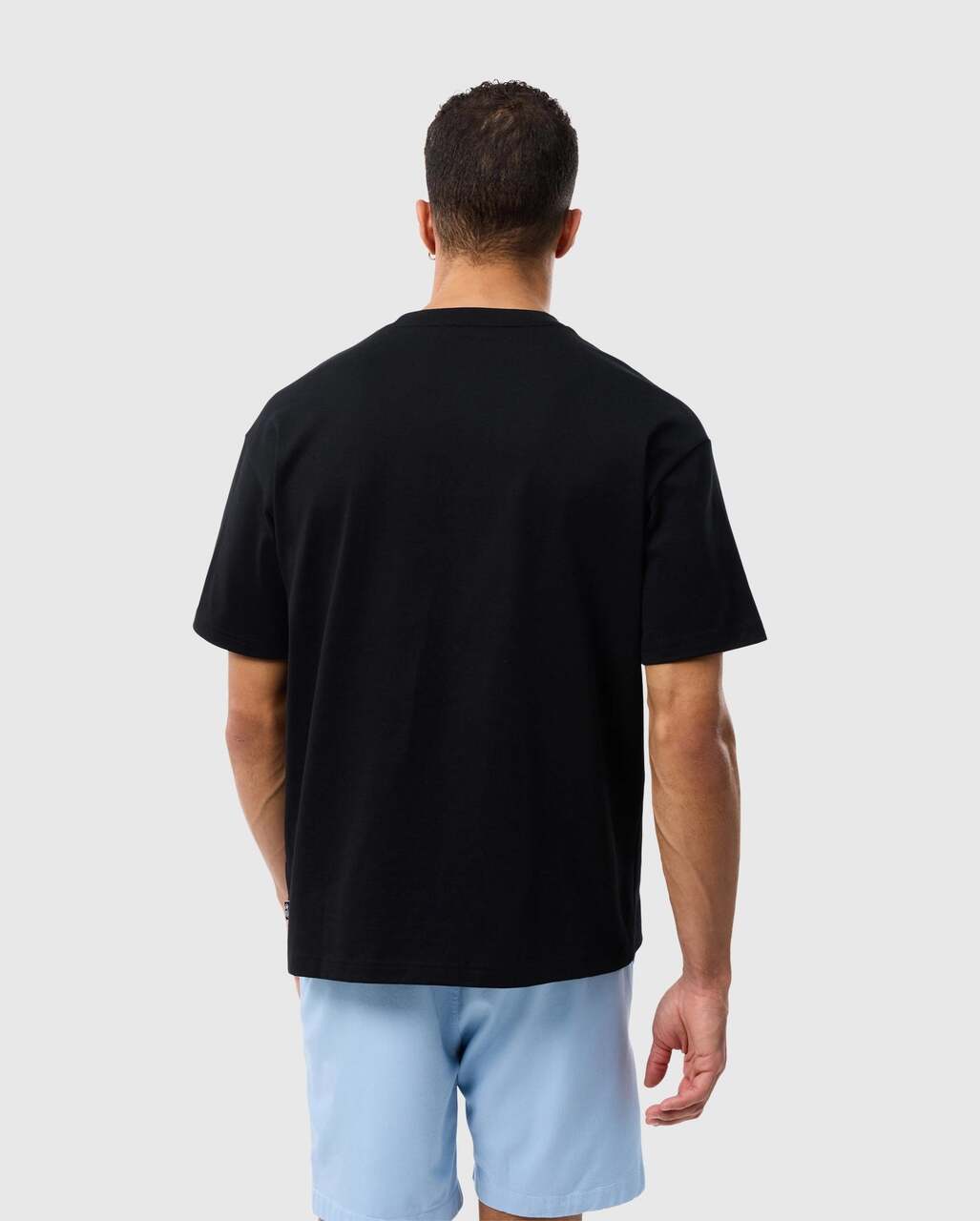 T-SHIRT PYSCHO BUNNY OVERSIZED WINDCREST BLACK