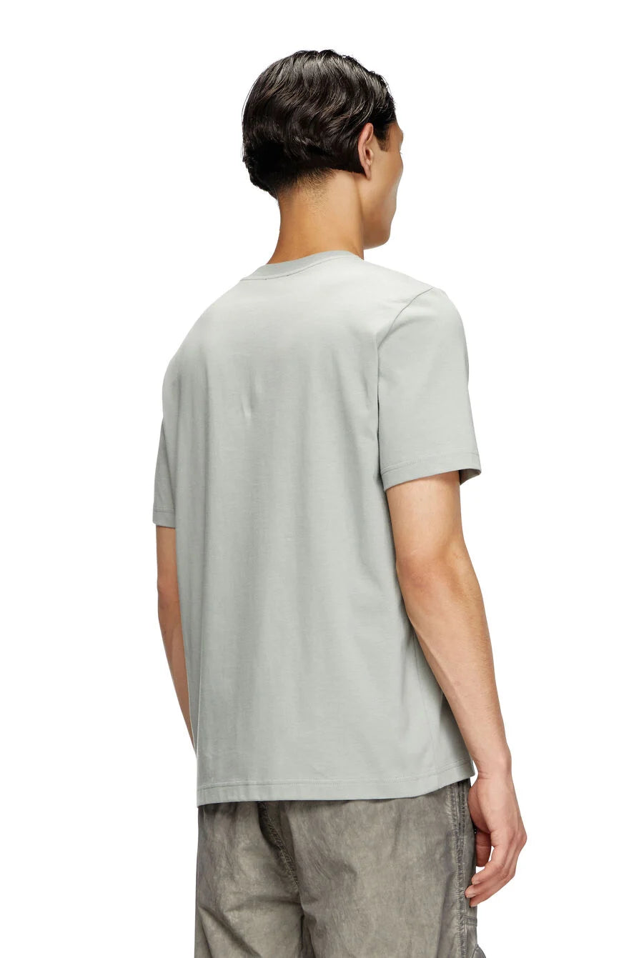 T-SHIRT DIESEL T-ADJUST-BIGOVAL VERDE/GRIS