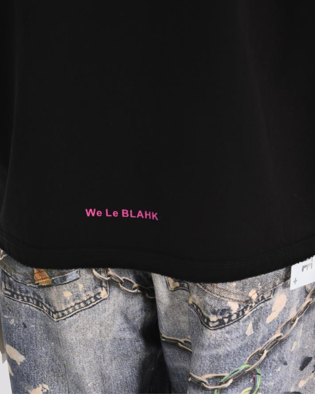 T-SHIRT BLAHK GALAXY BLACK ROTO
