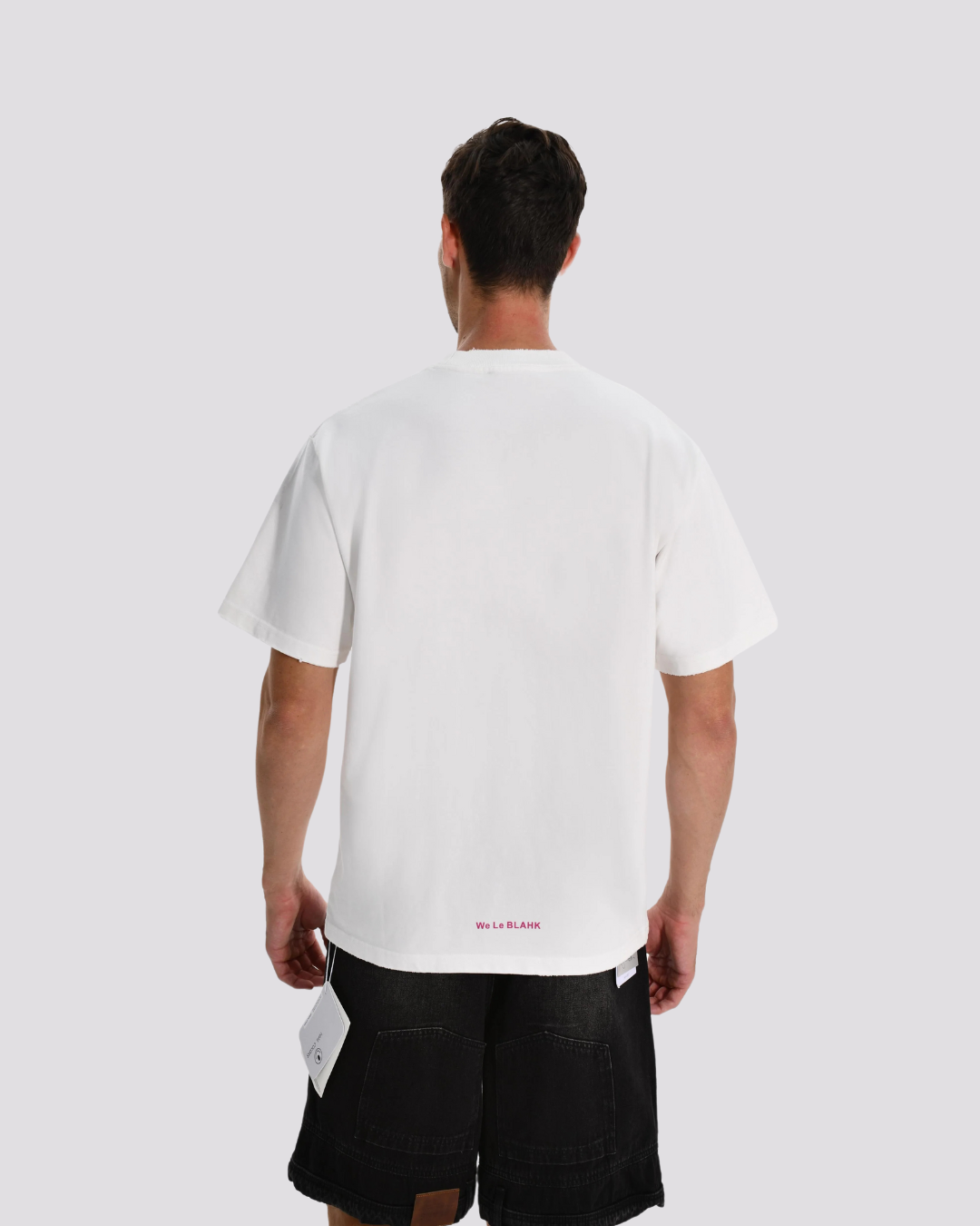 T-SHIRT BLAHK GALAXY WHITE ROTO