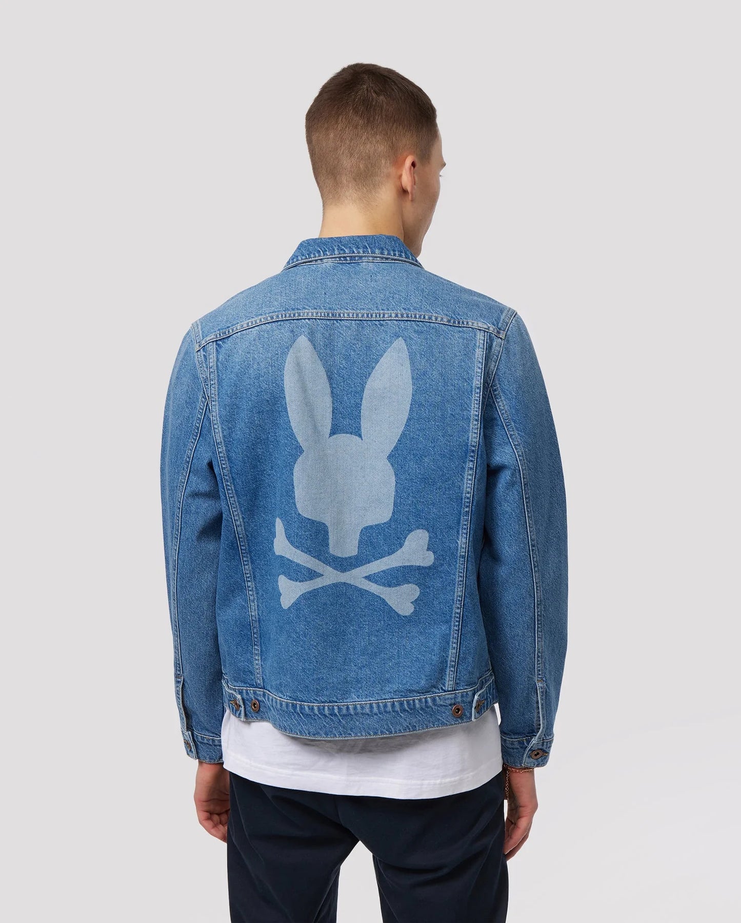 JACKET DENIM PSYCHO BUNNY PATHE