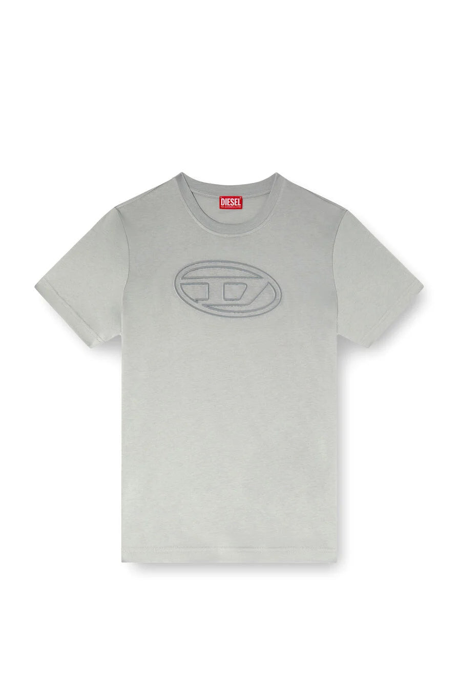T-SHIRT DIESEL T-ADJUST-BIGOVAL VERDE/GRIS