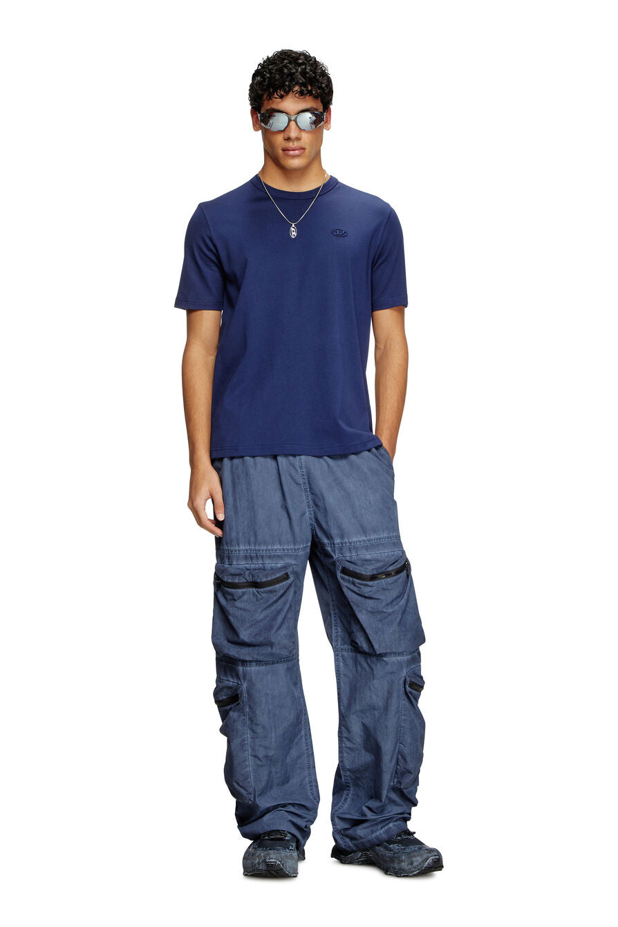 T-SHIRT DIESEL T-ADJUST-SLITS-R17 NAVY