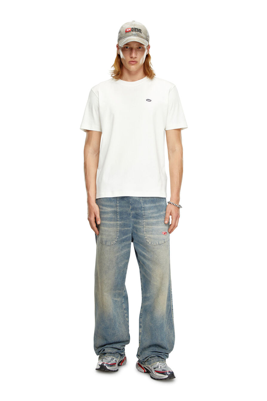 T-SHIRT DIESEL T-ADJUST- D OVAL PJ WHITE
