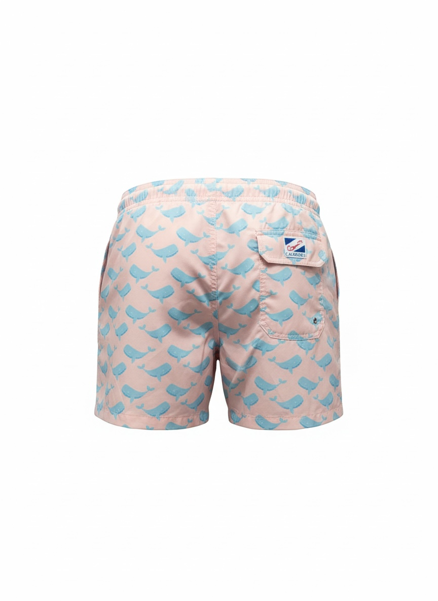 TRAJES DE BAÑO BERMIES WHALE PINK