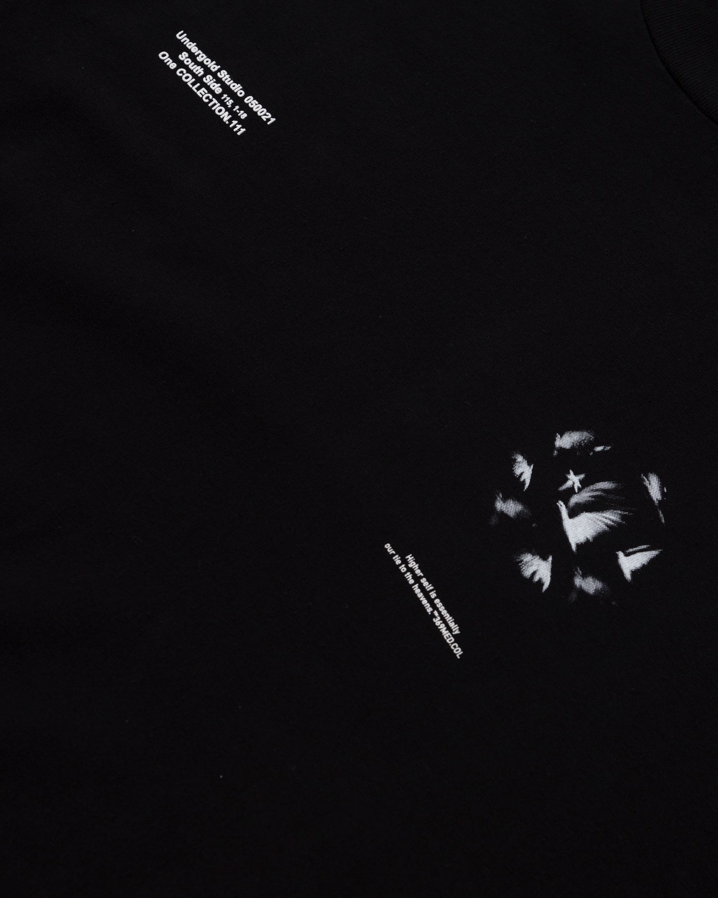 T-SHIRT UNDERGOLD THE ONE ANGEL CIRCLE BLACK