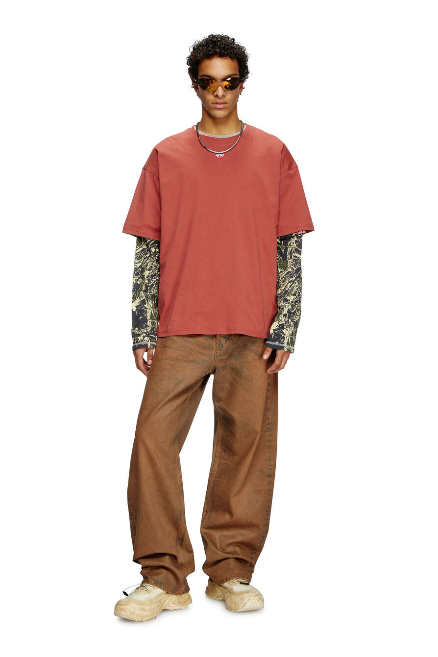T-SHIRT DIESEL T-BOXT-D LADRILLO