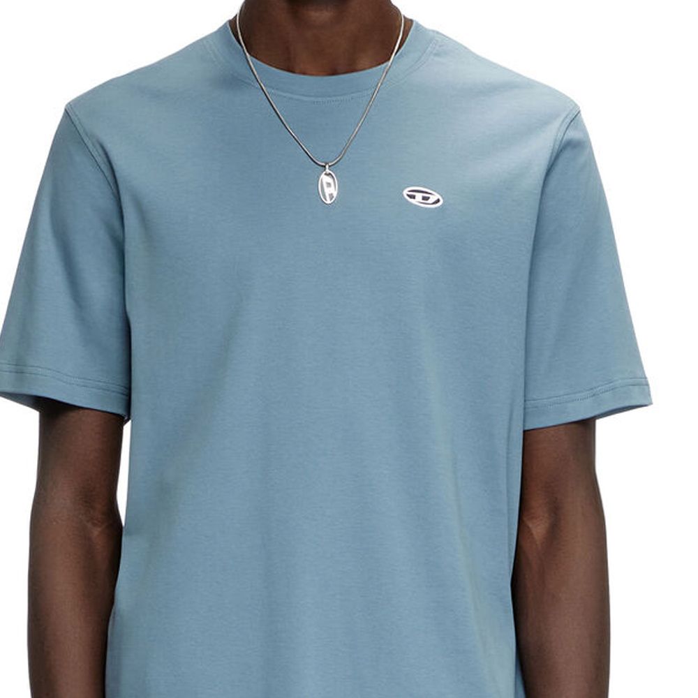 T-SHIRT DIESEL T-ADJUST-D OVAL AZUL