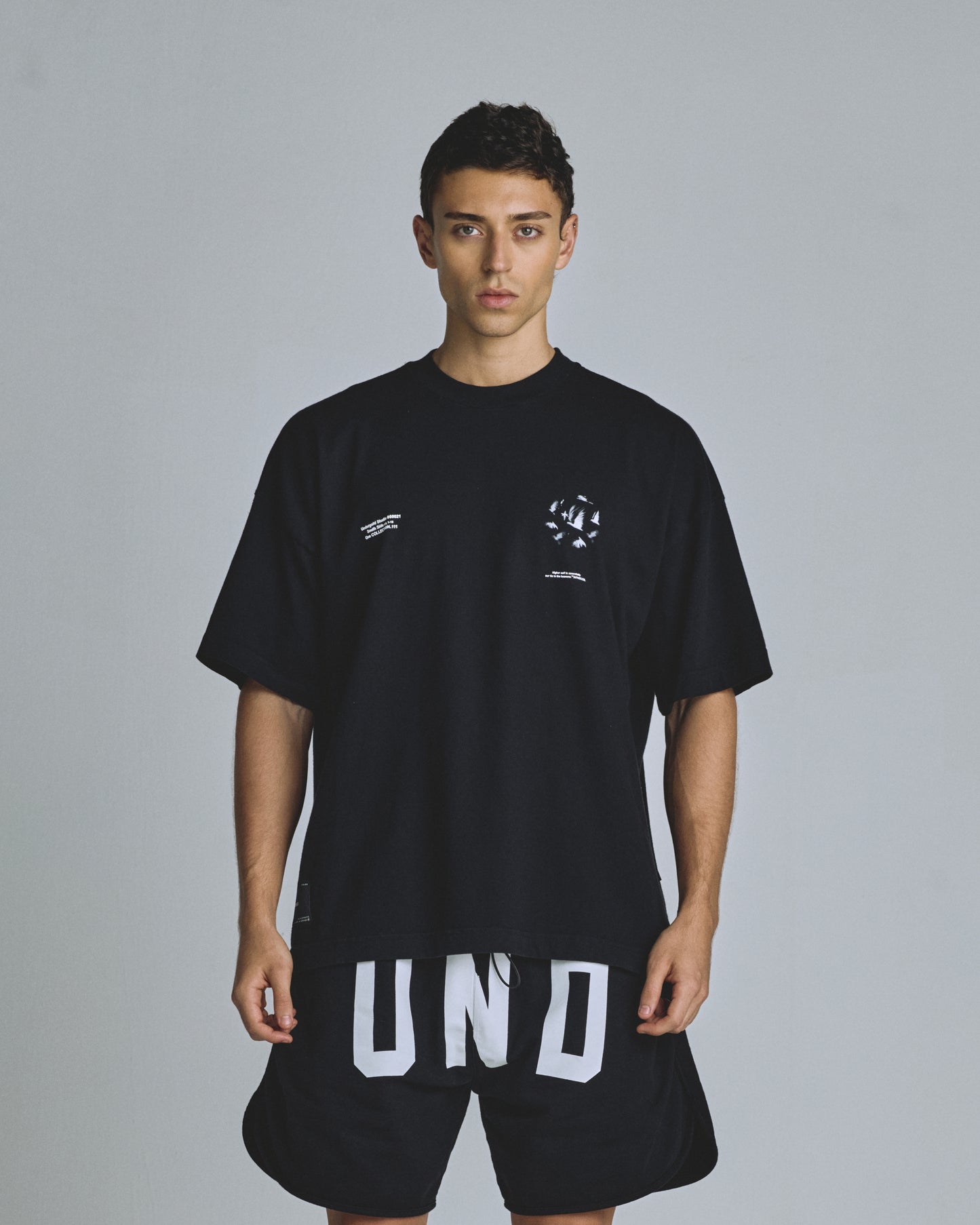 T-SHIRT UNDERGOLD THE ONE ANGEL CIRCLE BLACK