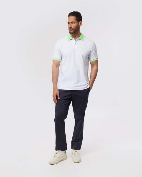 POLO PSYCHO BUNNY CHESTER WHITE
