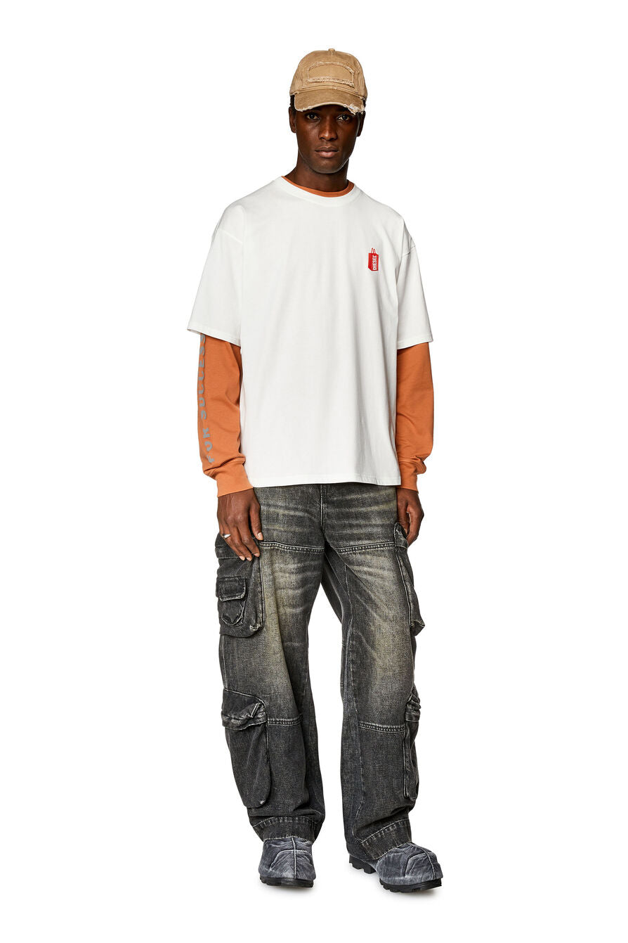 T-SHIRT DIÉSEL T-BOXT-N2 WHITE