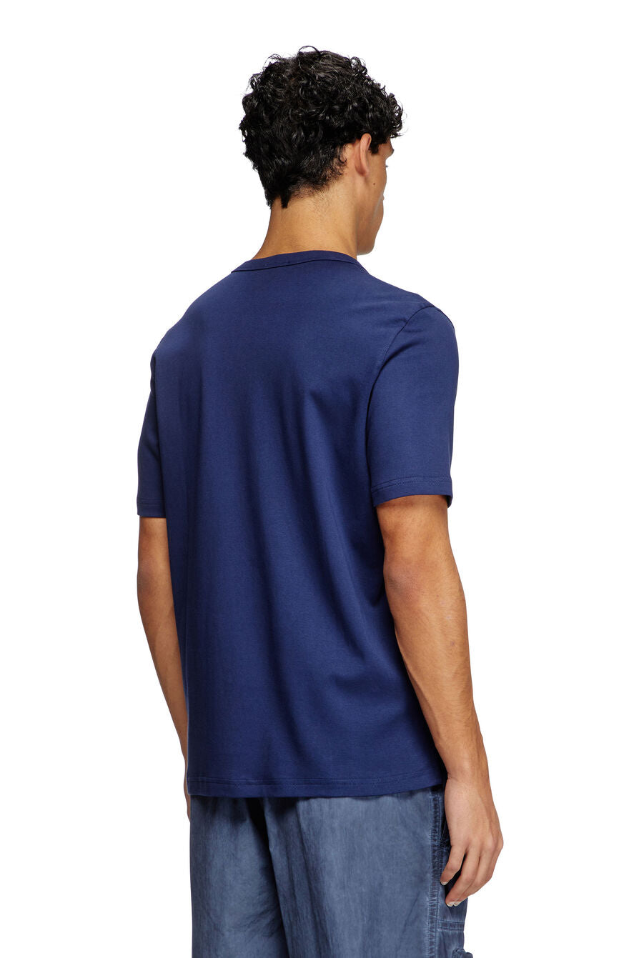T-SHIRT DIESEL T-ADJUST-SLITS-R17 NAVY
