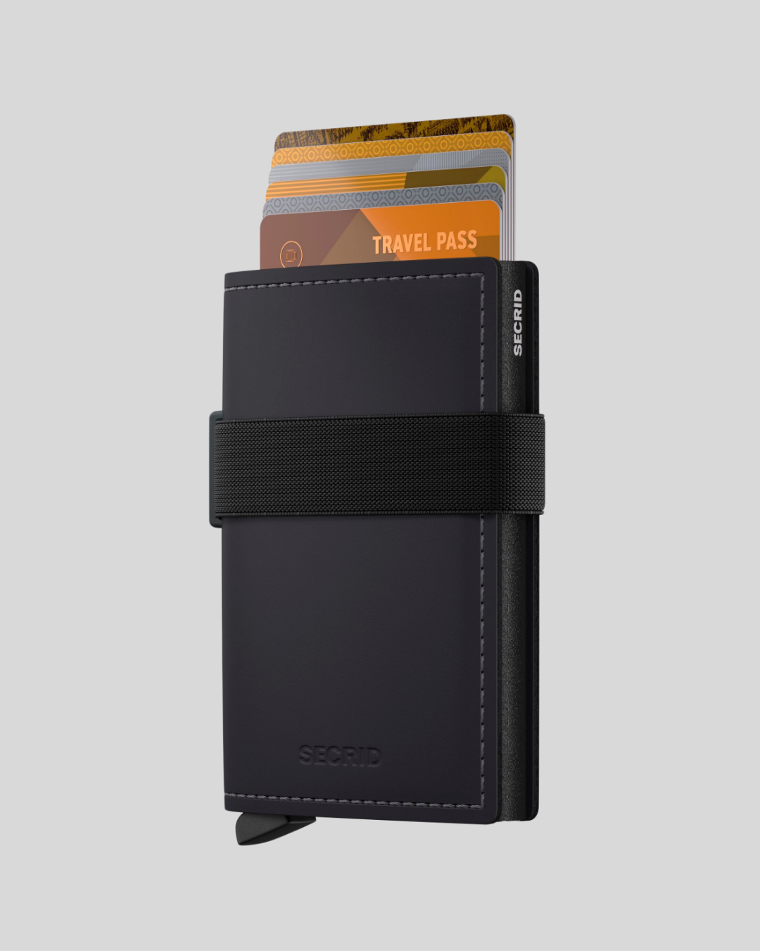 TARJETERO SECRID BANDWALLET MATTE BLACK BLACK