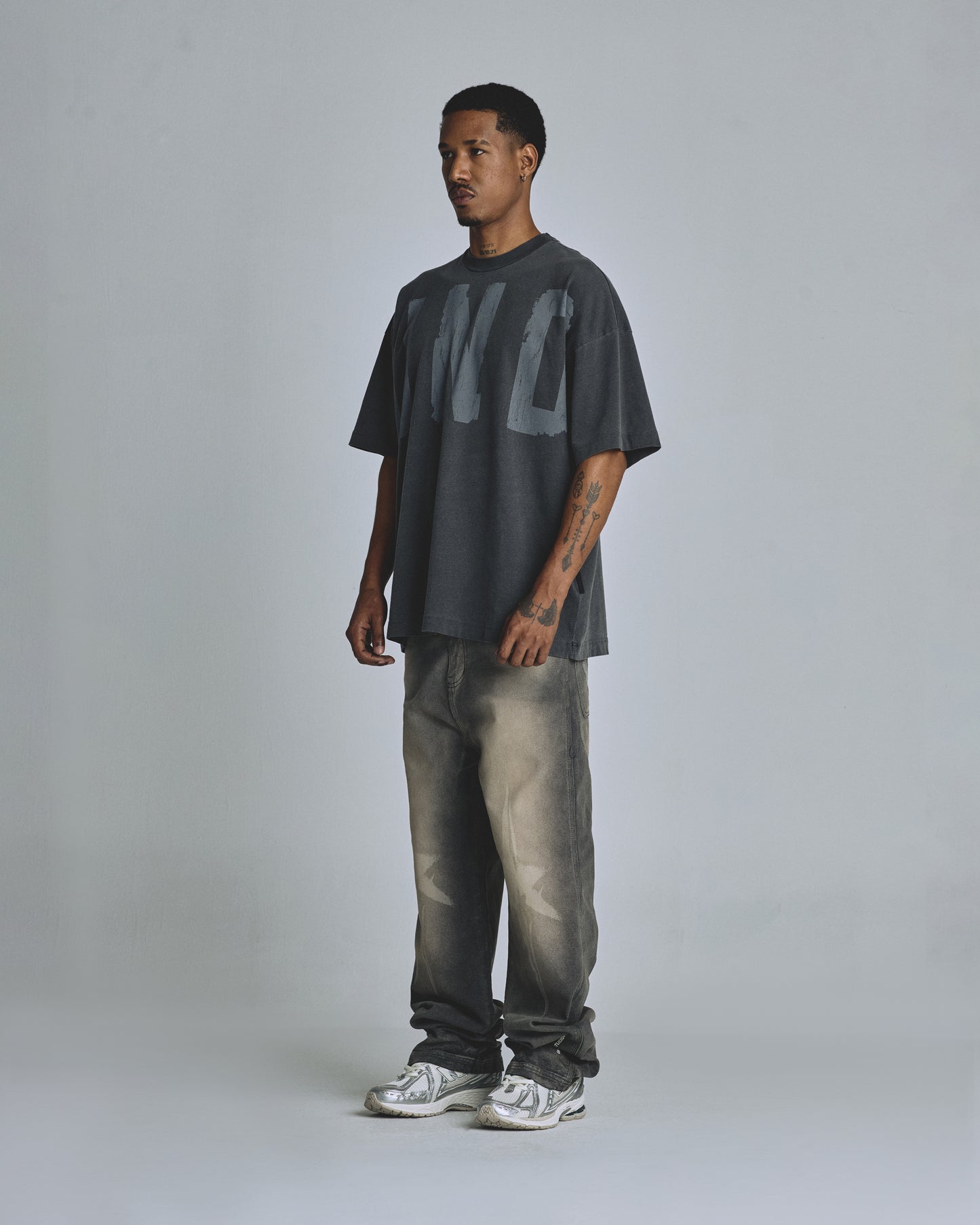 T-SHIRT UNDERGOLD THE ONE UNDGLD WOM OUT VINTANGE GRAY
