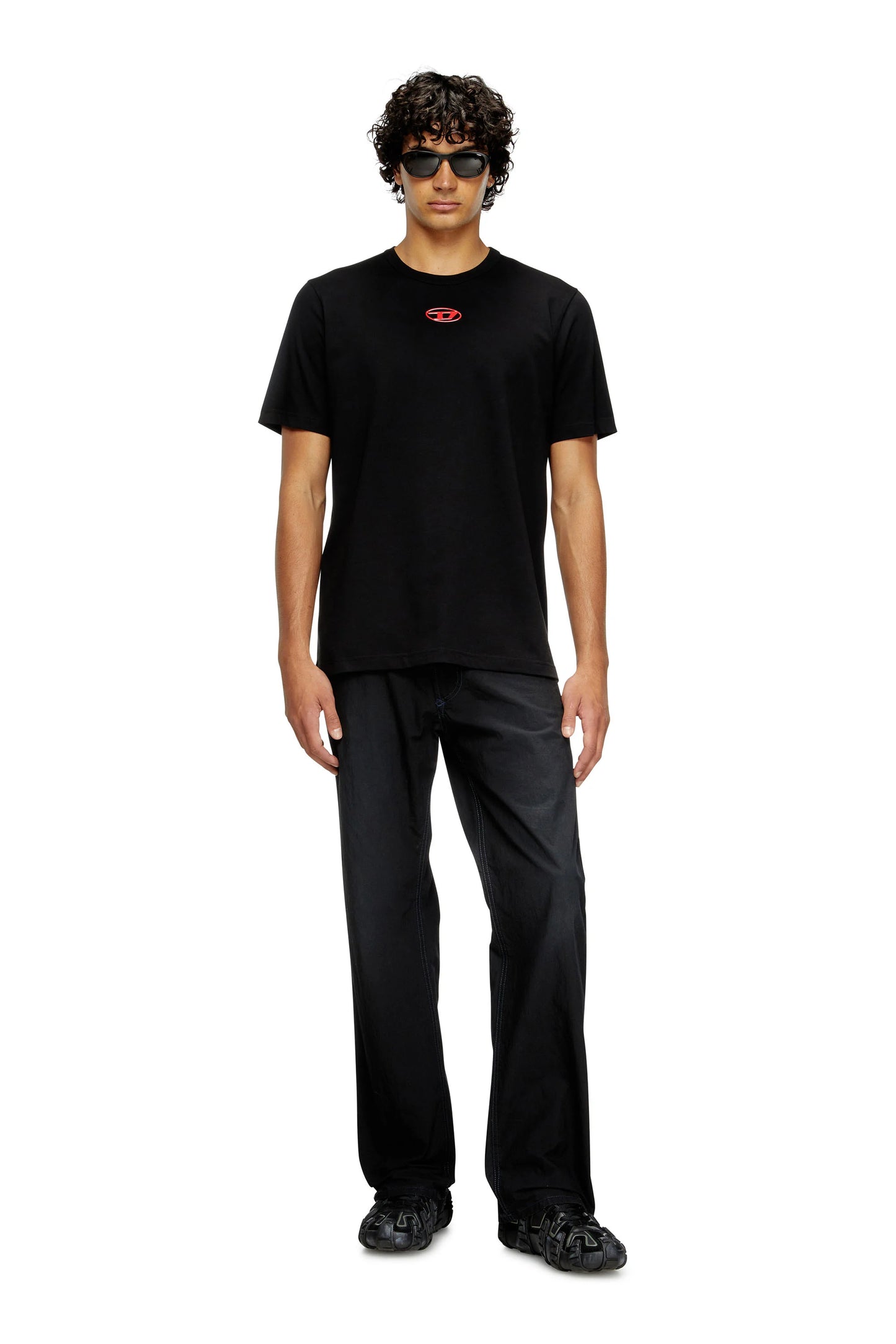 T-SHIRT DIESEL T-ADJUST-OD BLACK/RED