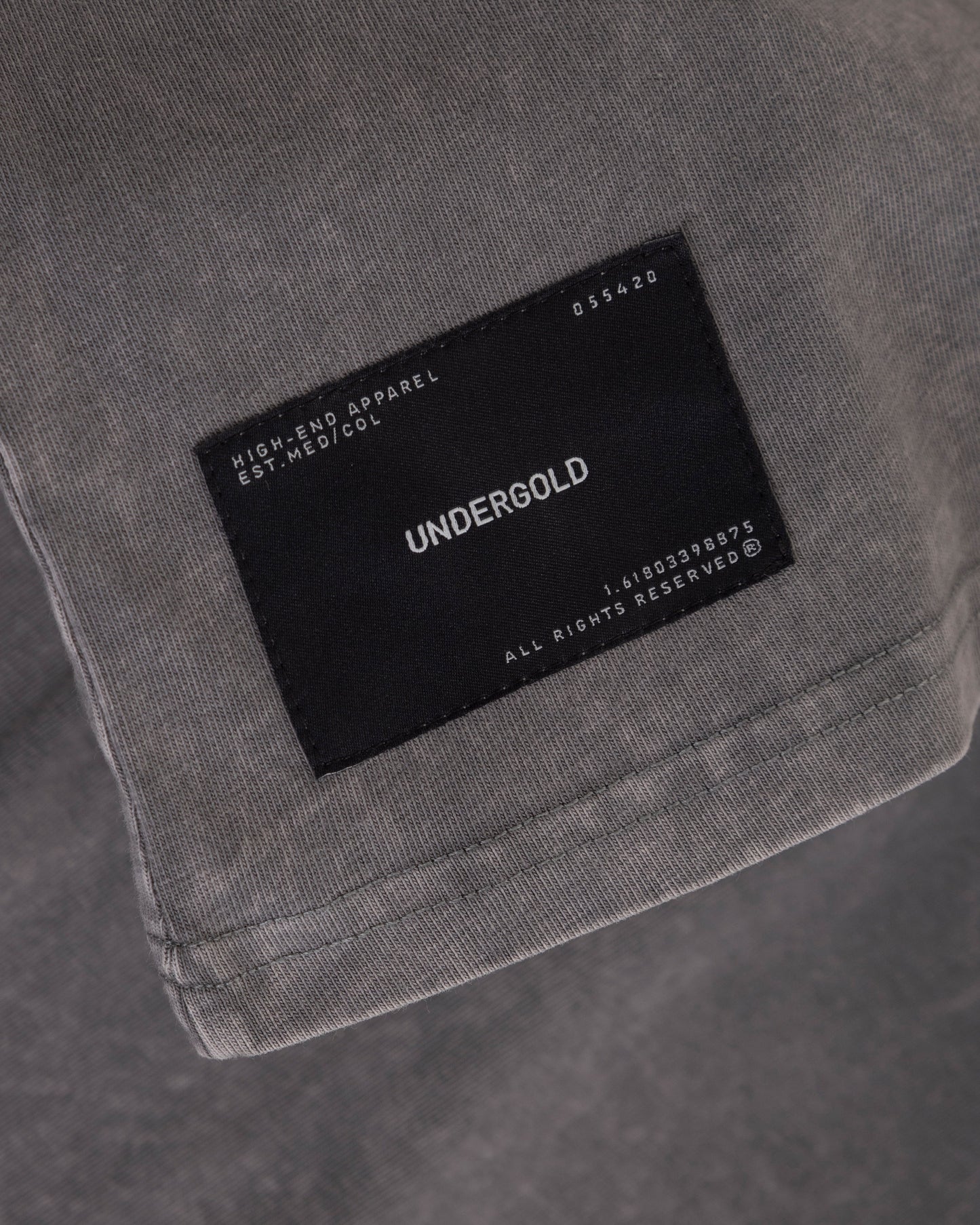 T-SHIRT UNDERGOLD NOVA BORN VINTAGE DARK GRAY