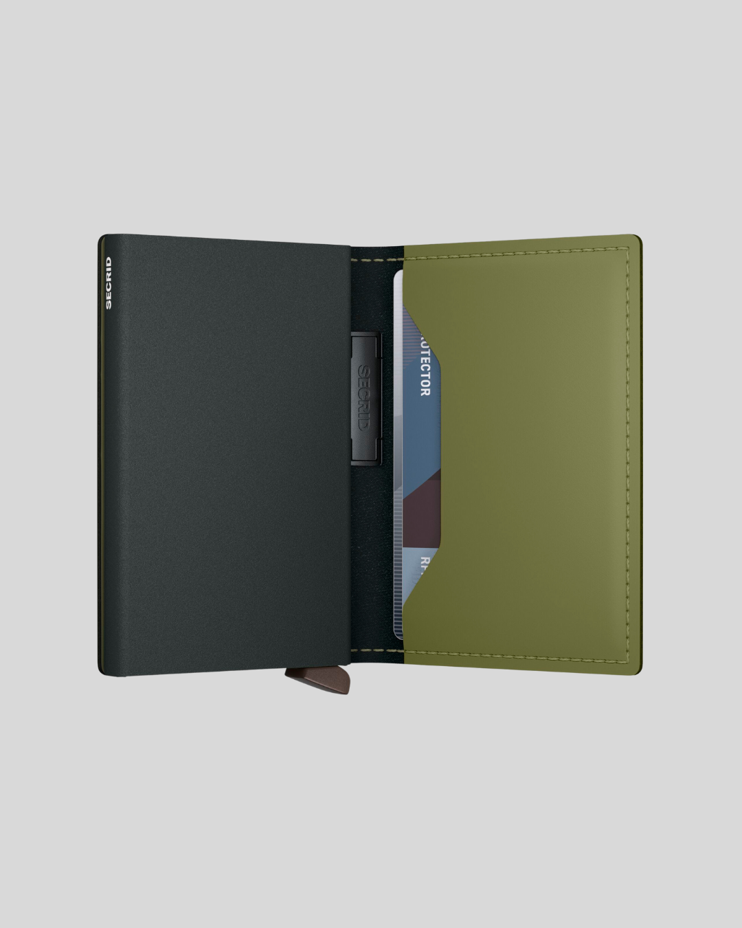 TARJETERO SECRID BANDWALLET MATTE LEAF KHAKI