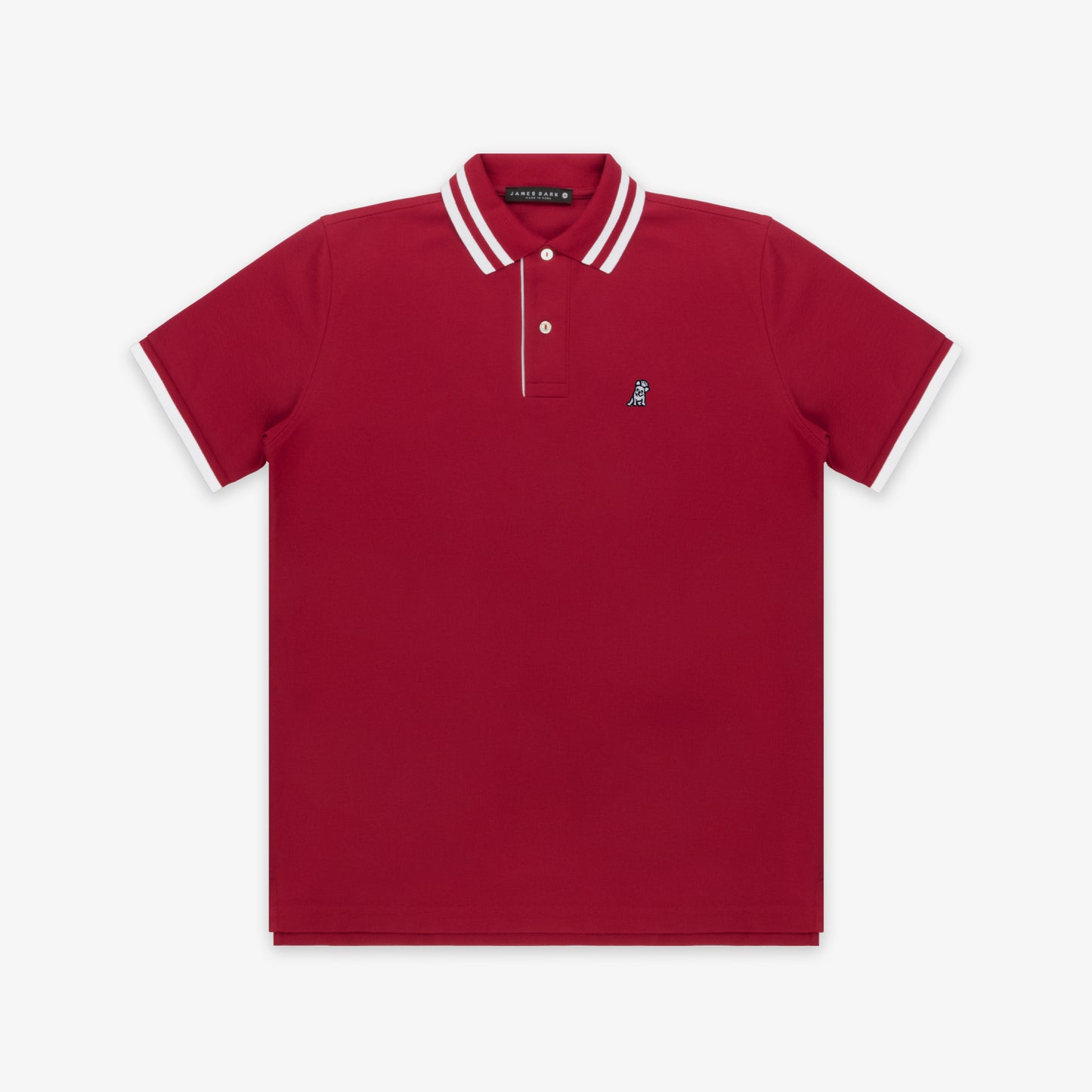 POLO JAMES BARK BOLD STRIPE COLLAR CHILLI PEPPER