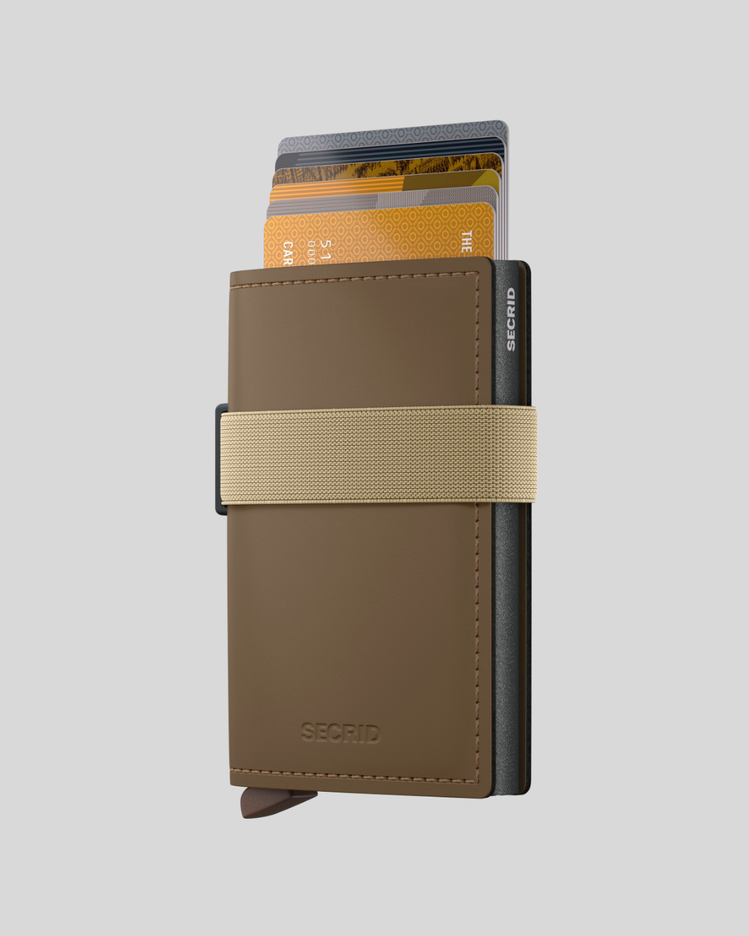 TARJETERO SECRID BANDWALLET MATTE EARTH BEIGE