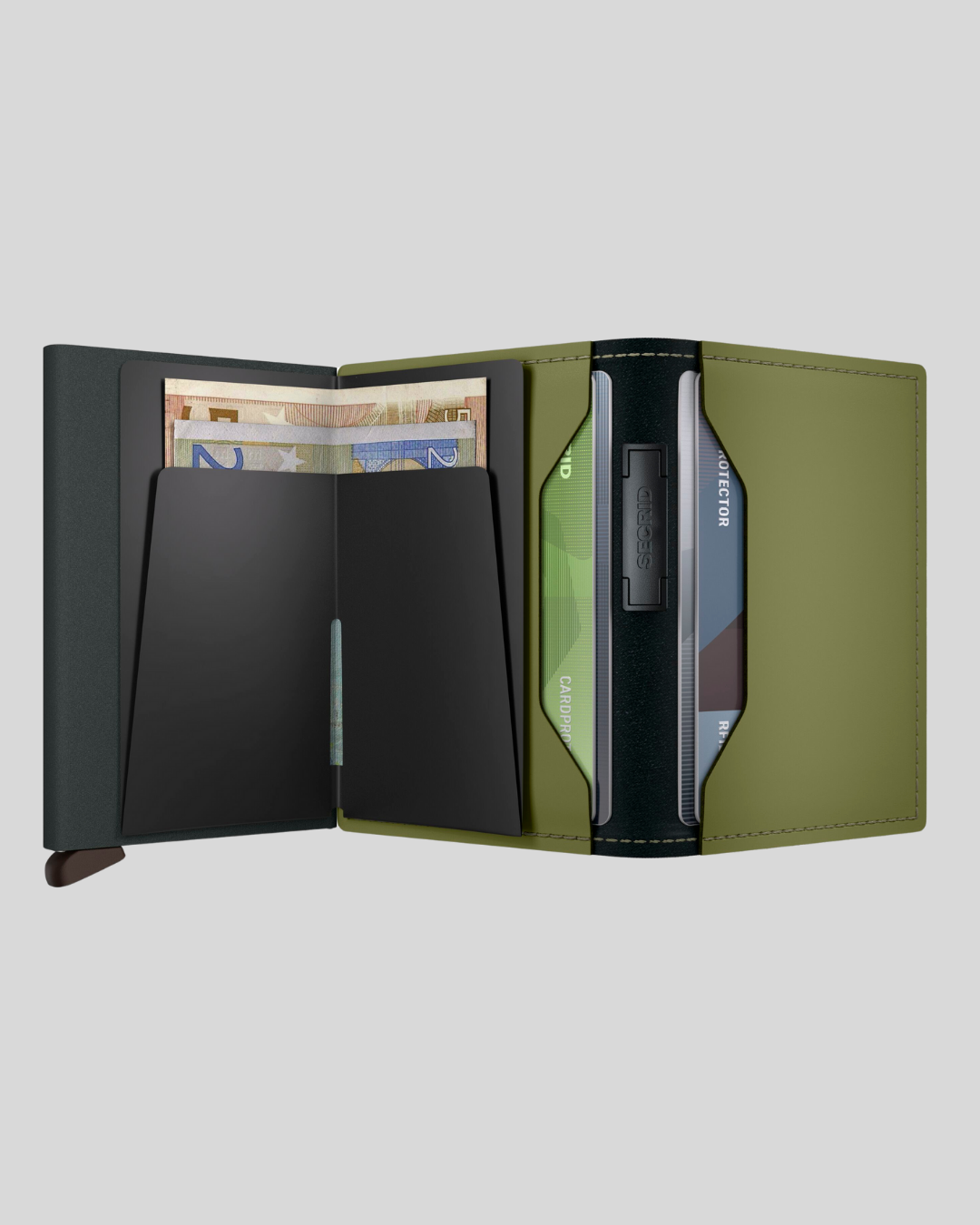 TARJETERO SECRID BANDWALLET MATTE LEAF KHAKI