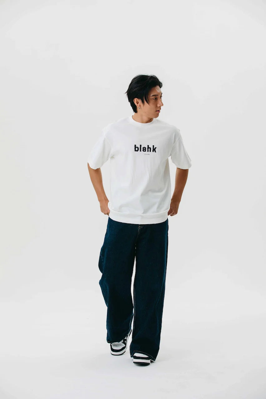 T-SHIRT BLAHK 1000 SIGNATURE WHITE