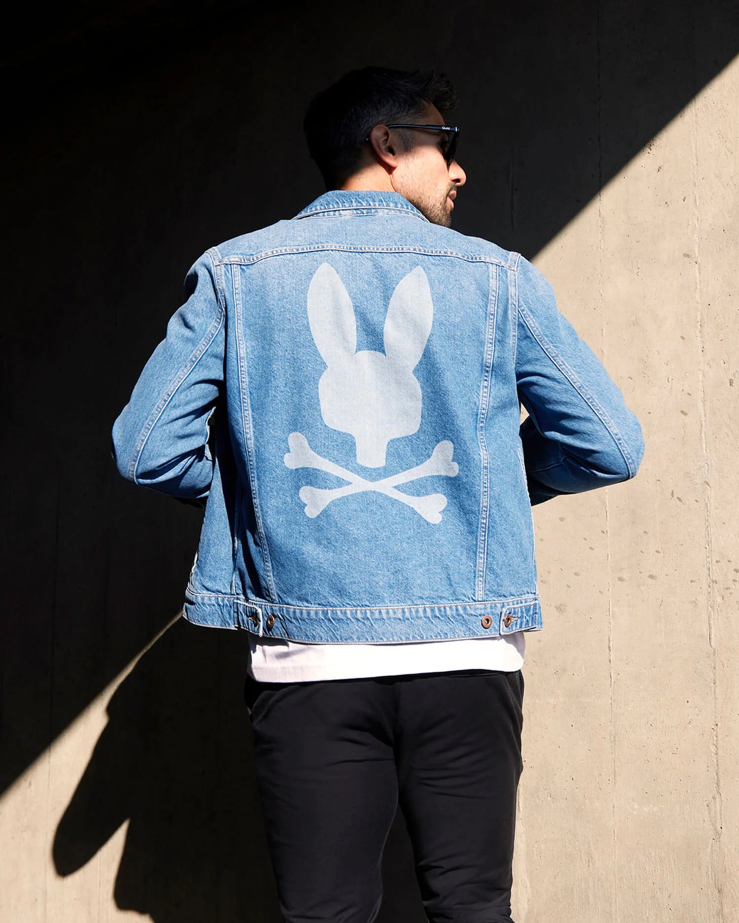 JACKET DENIM PSYCHO BUNNY PATHE