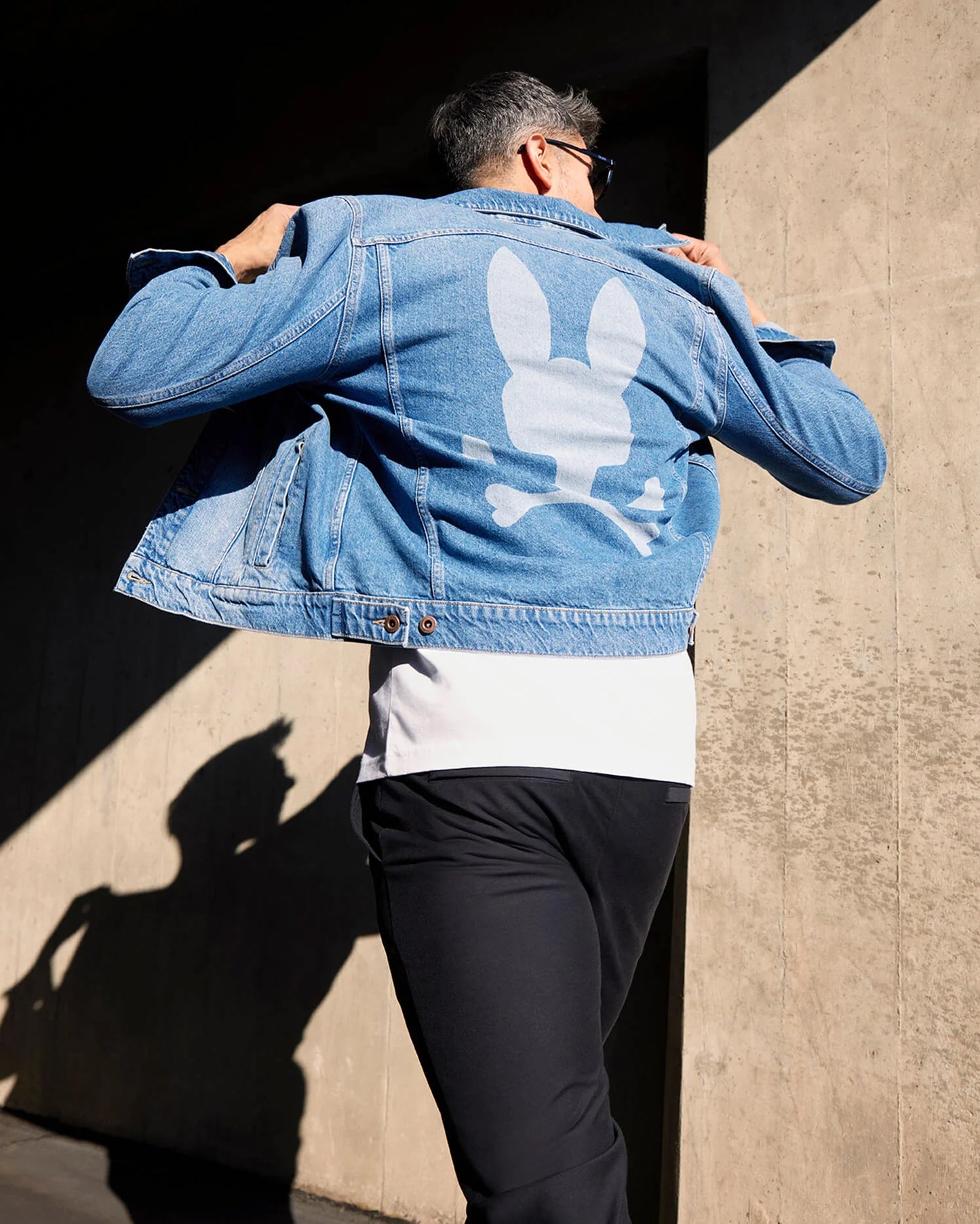 JACKET DENIM PSYCHO BUNNY PATHE