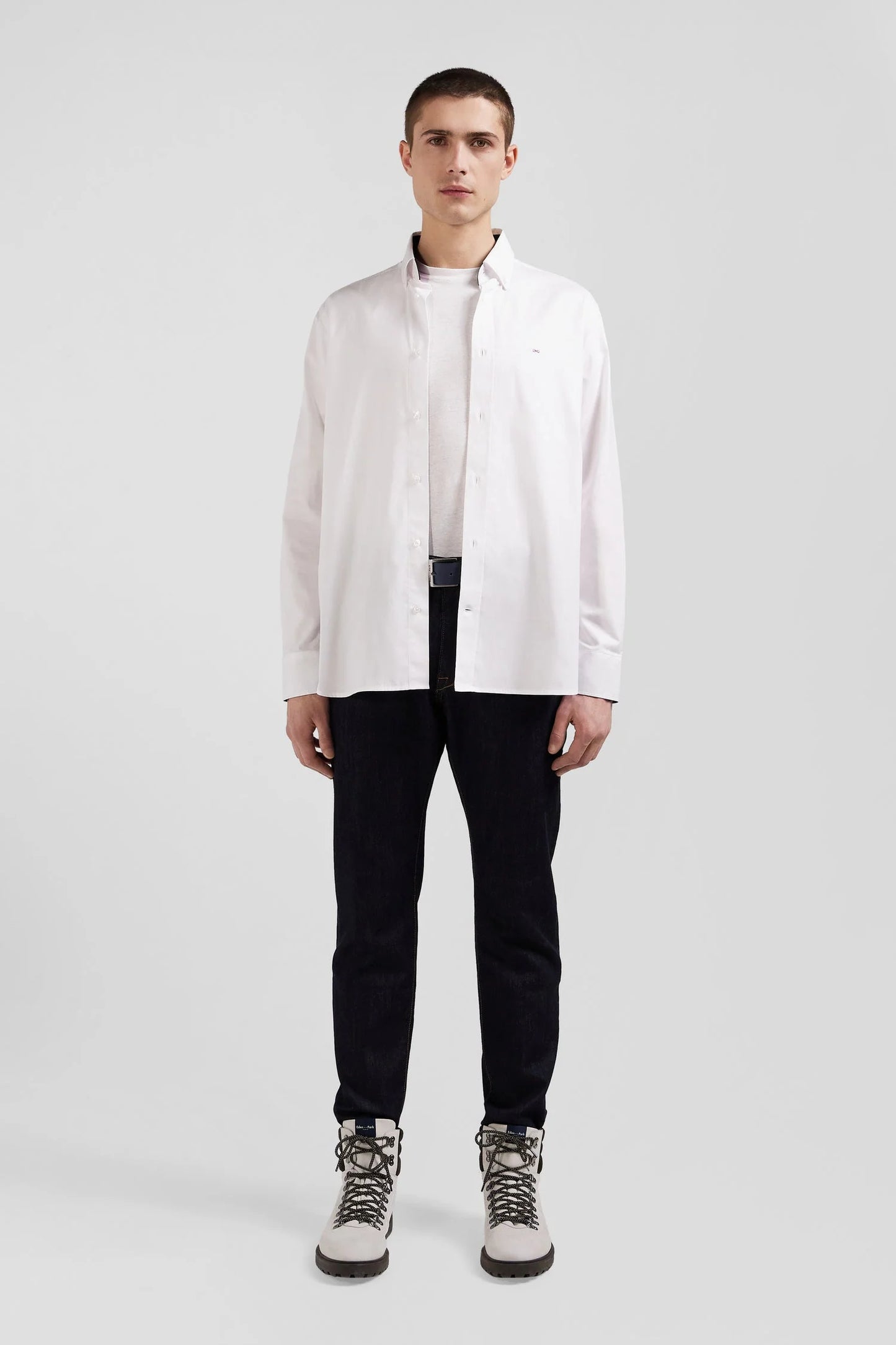 CAMISA M/L EDEN PARK 0044 SPECIALE BLANC