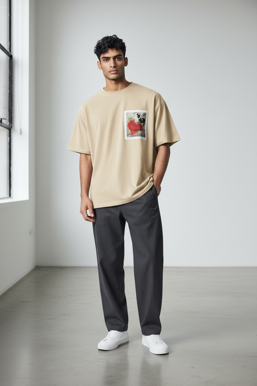 T-SHIRT INIMIGO ITS2523 CLASSIC RAW