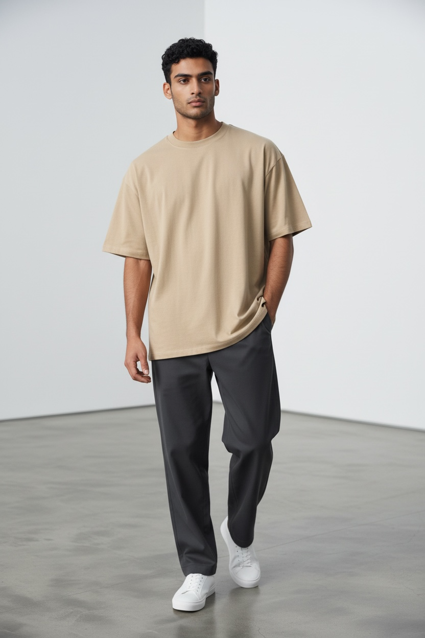 T-SHIRT INIMIGO ITS2509 NOUGAT