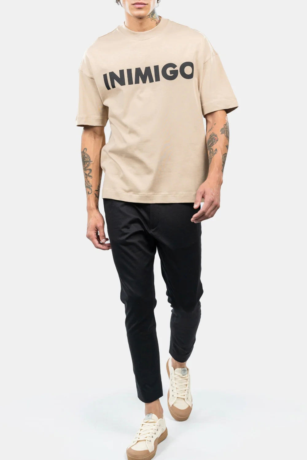 T-SHIRT INIMIGO ITS1505 NOUGAT