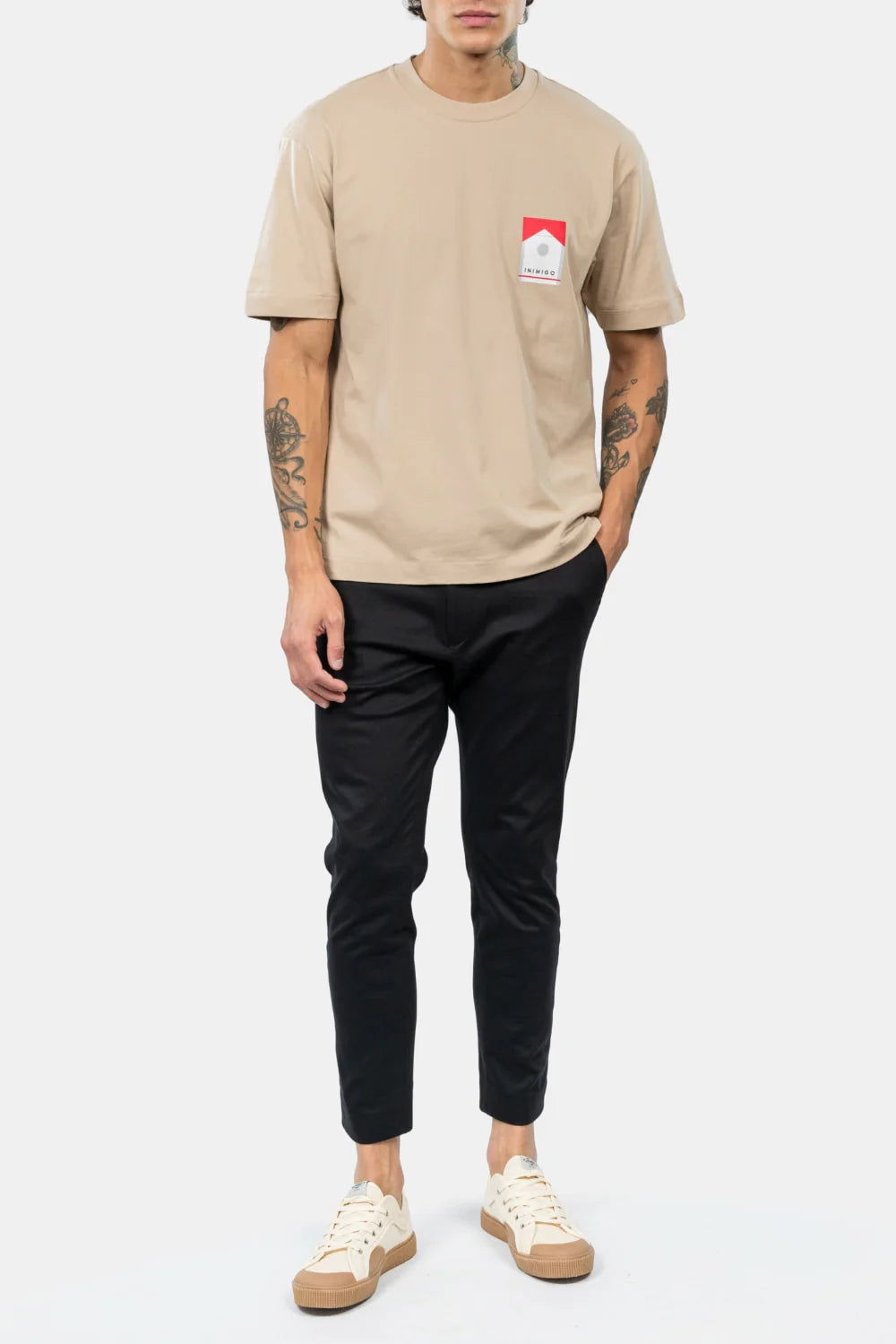 T-SHIRT INIMIGO ITS1575 NOUGAT