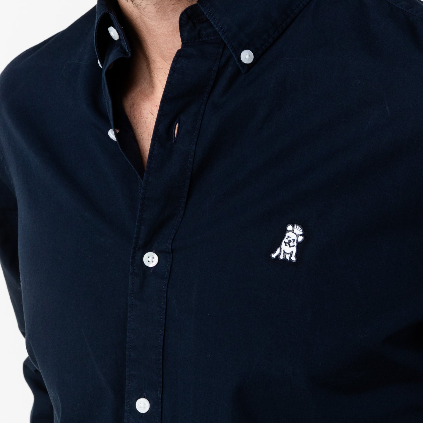 CAMISA M/L JAMES BARK NAVY A50