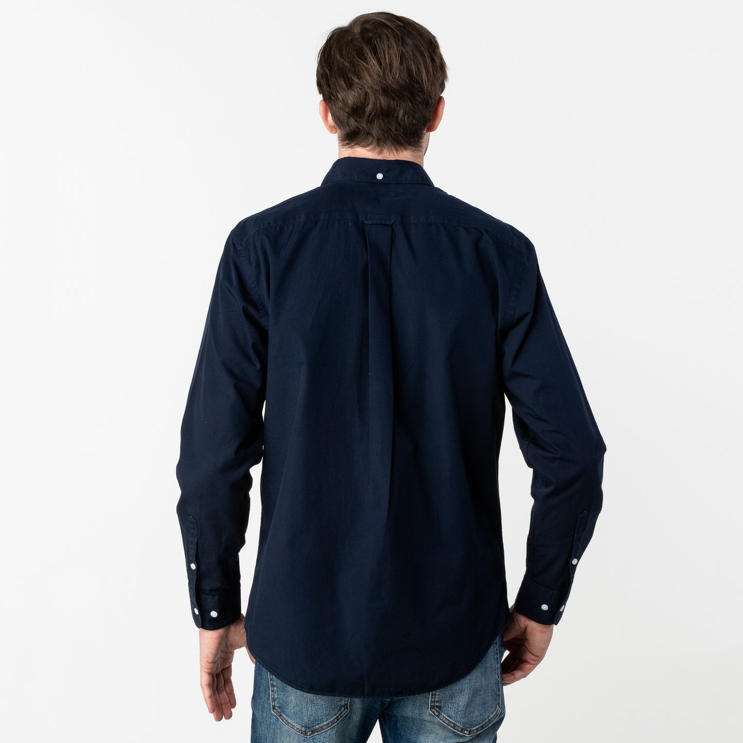 CAMISA M/L JAMES BARK NAVY A50