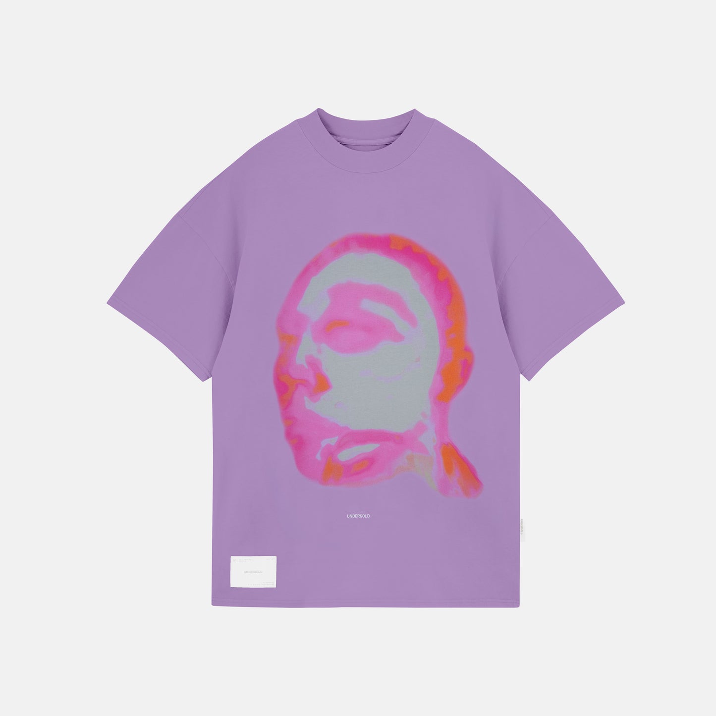 T-SHIRT UNDERGOLD ETHEREAL FACE LIMITED LILAC