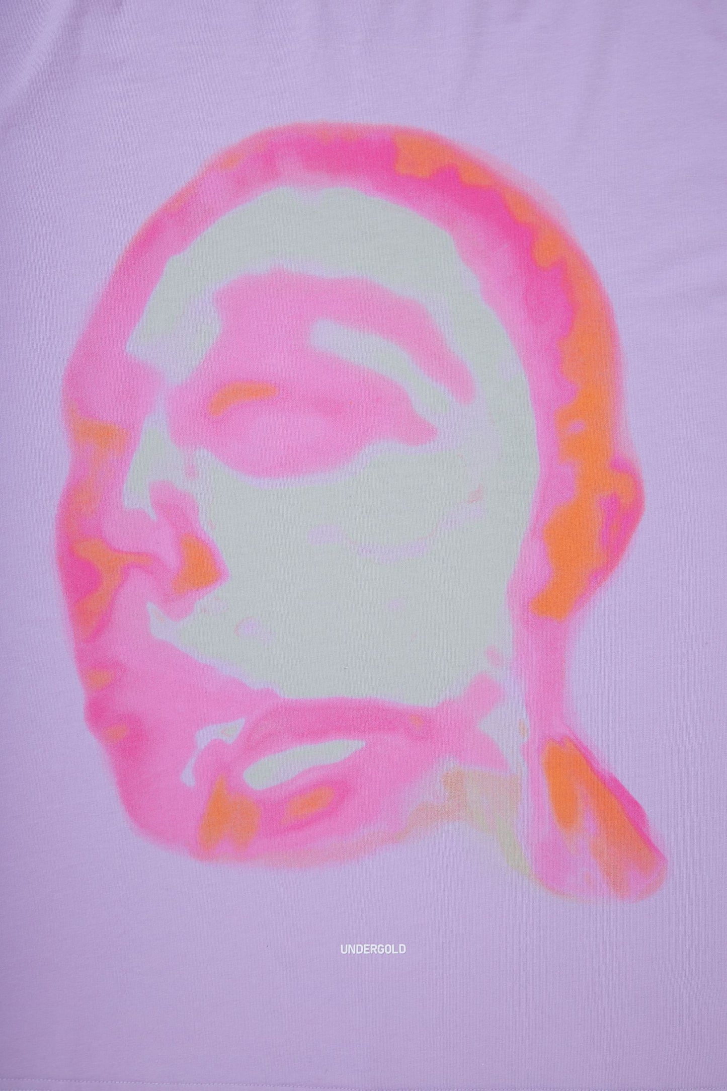 T-SHIRT UNDERGOLD ETHEREAL FACE LIMITED LILAC
