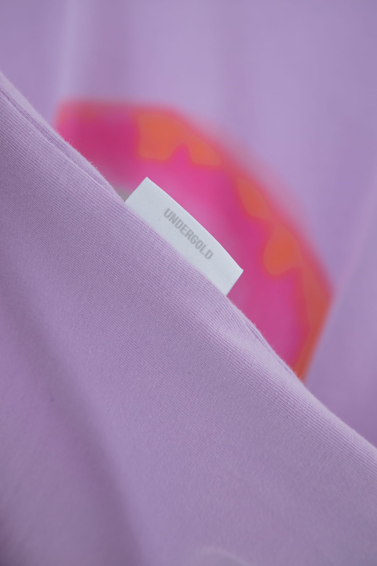 T-SHIRT UNDERGOLD ETHEREAL FACE LIMITED LILAC
