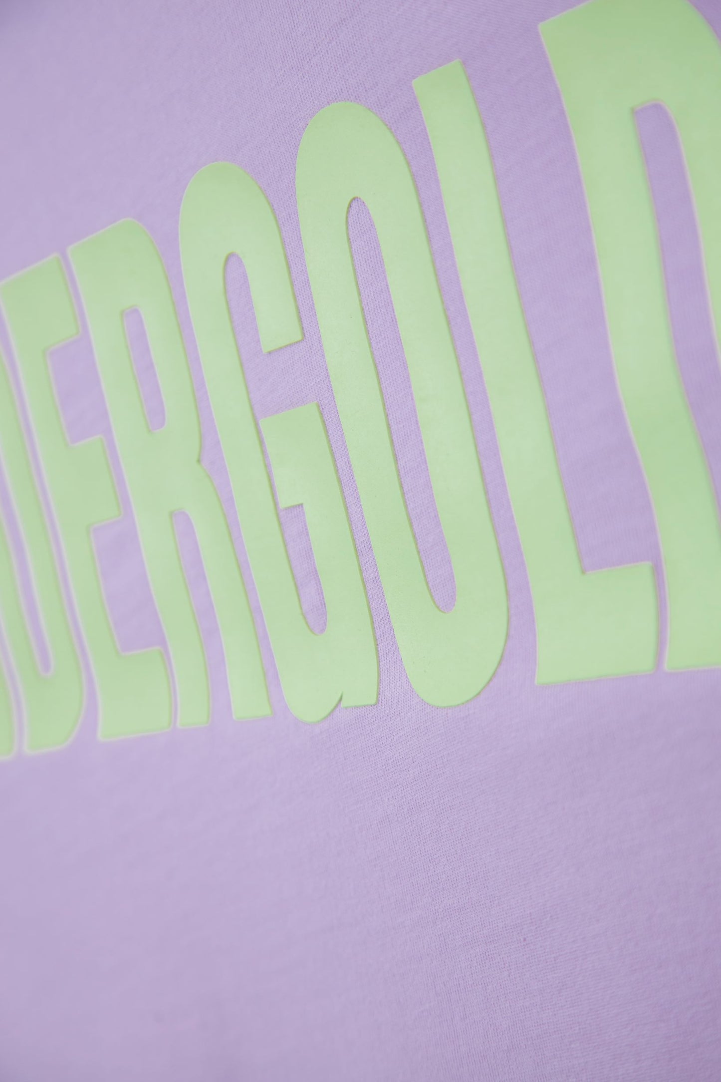 T-SHIRT UNDERGOLD ETHEREAL FACE LIMITED LILAC