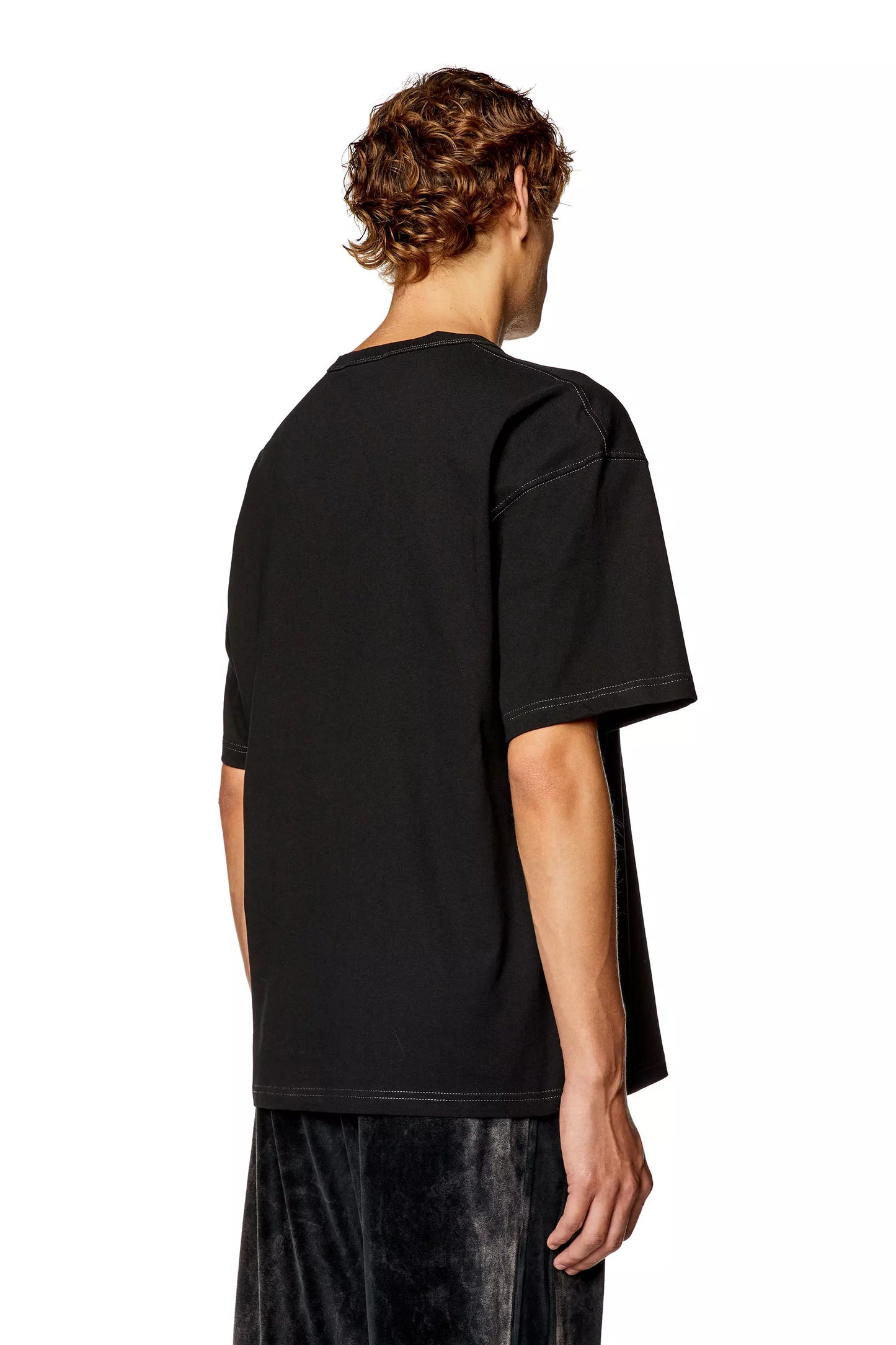 T-SHIRT DIESEL T-BOXT-BACK BLACK
