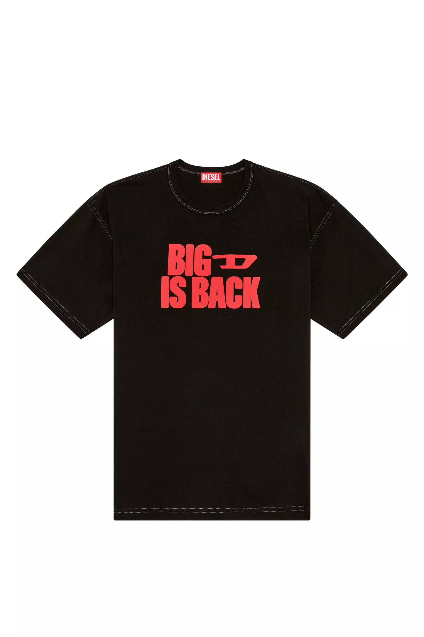 T-SHIRT DIESEL T-BOXT-BACK BLACK