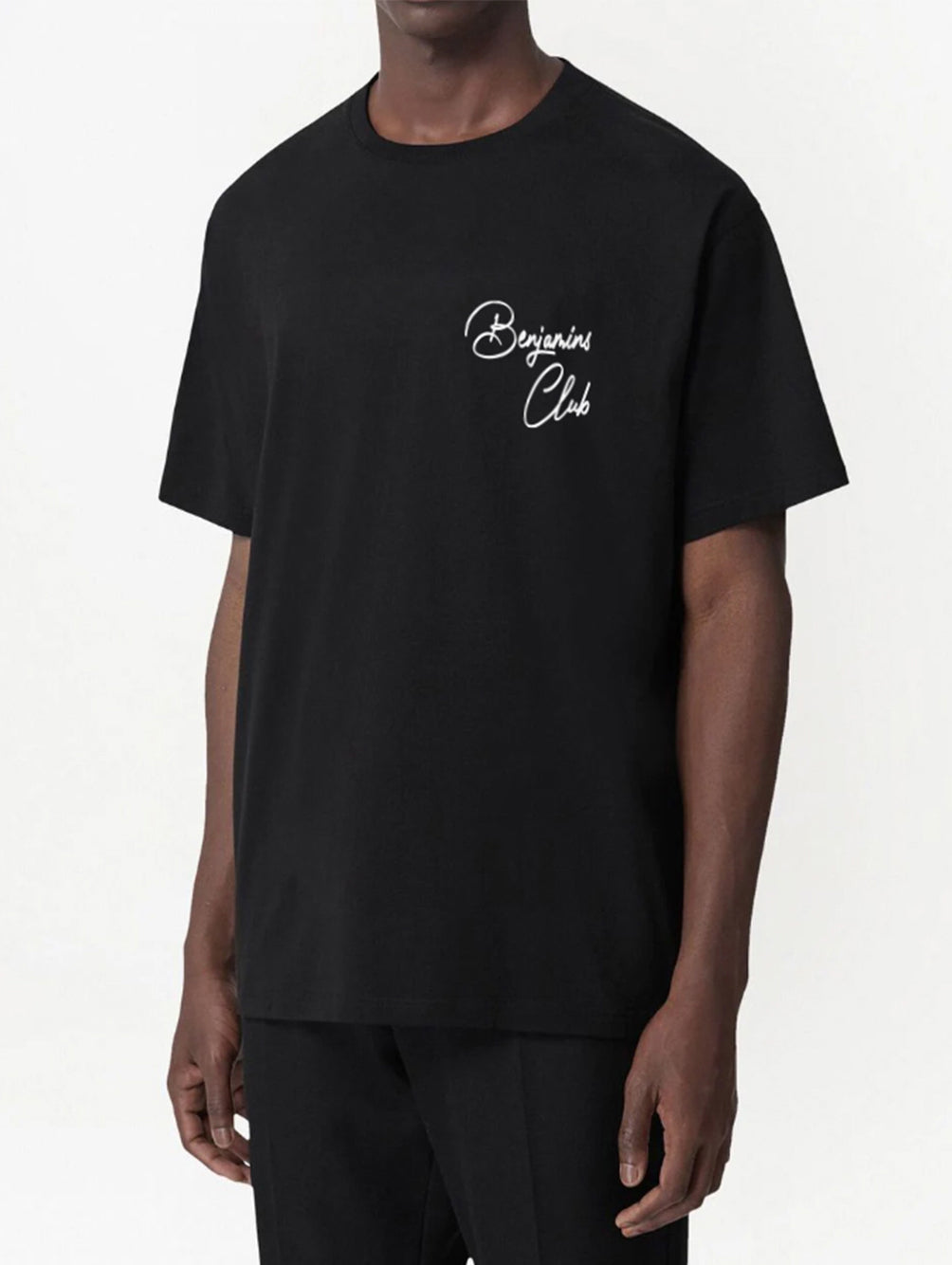 T-SHIRT BENJAMINS CLUB SH1006 FLOWER BLACK