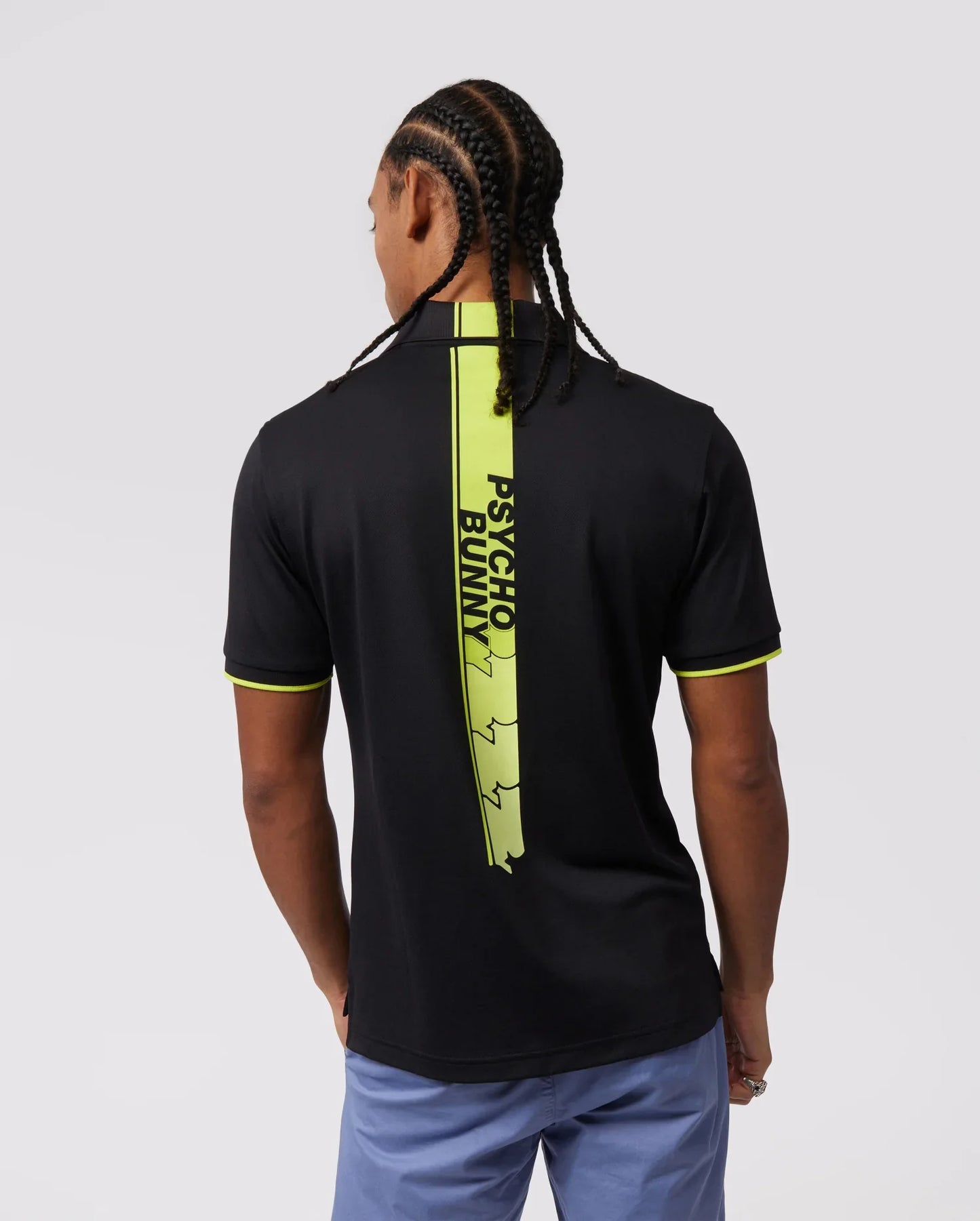 POLO PSYCHO BUNNY BURNSIDE BLACK