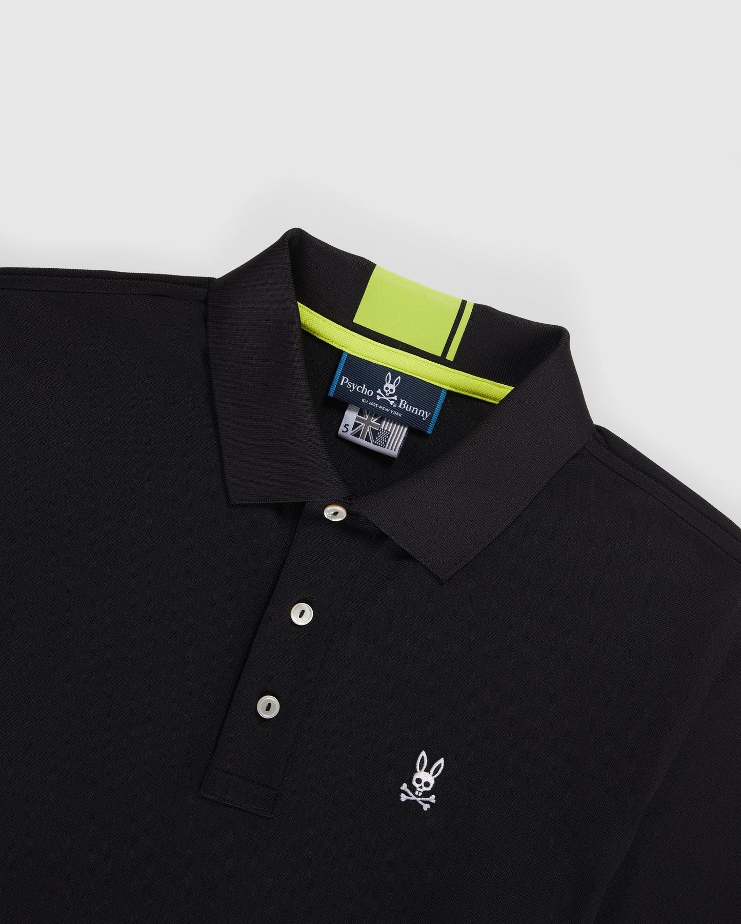 POLO PSYCHO BUNNY BURNSIDE BLACK