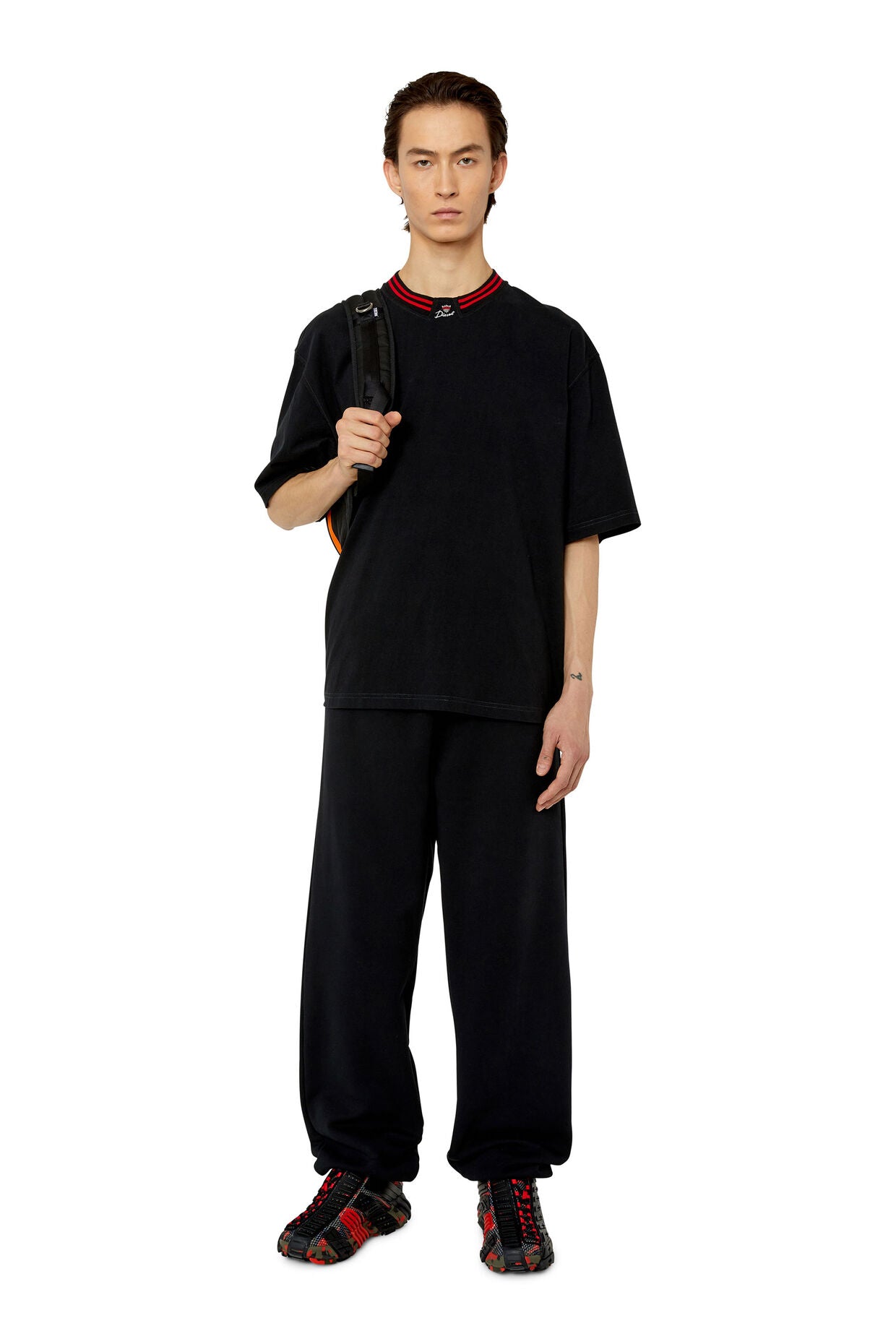 T-SHIRT DIESEL T-KROWN BLACK