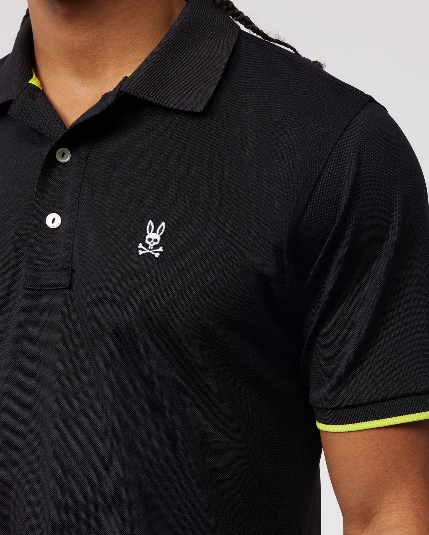 POLO PSYCHO BUNNY BURNSIDE BLACK