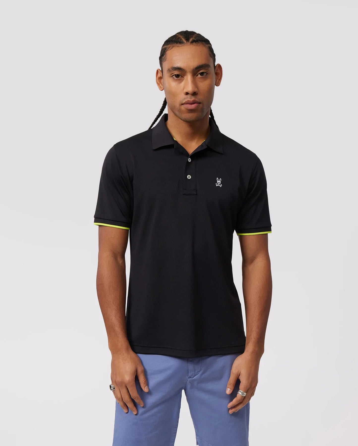 POLO PSYCHO BUNNY BURNSIDE BLACK